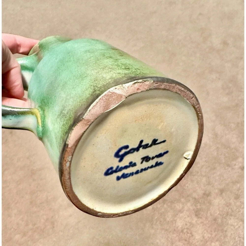 Gotek Colonia Tovar Venezuela Ceramic Carafe Mid-Century Modern ca. 1960 - Picture 8 of 9